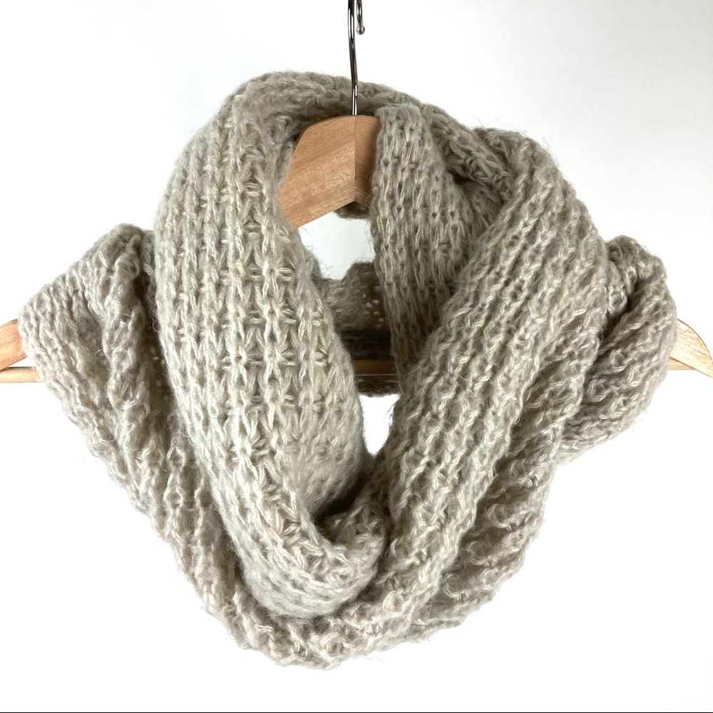 Free State Chunky Neutral Winter Infinity Scarf